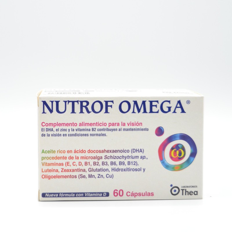 NUTROF OMEGA LUTEINA 60 CAPSULAS Vitaminas para los ojos