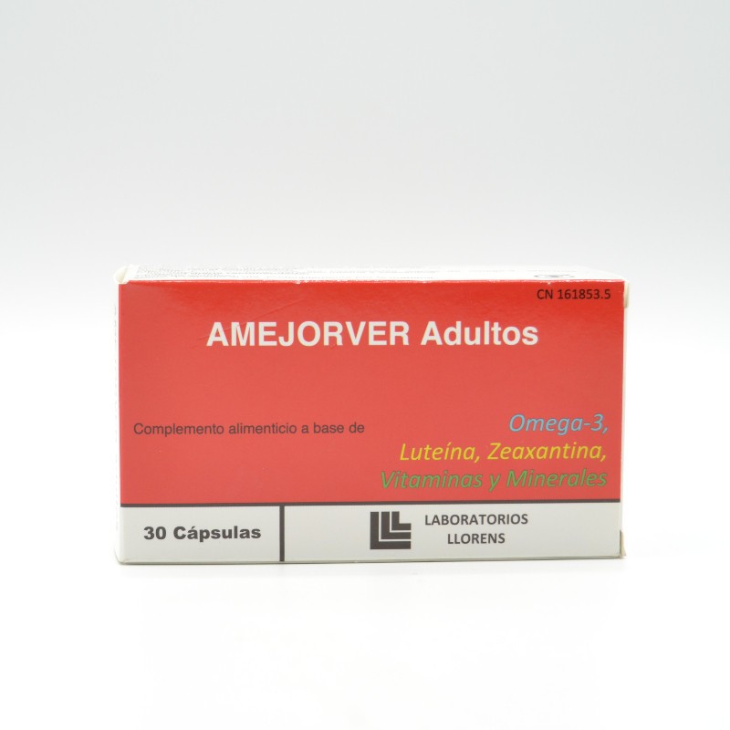 AMEJORVER ADULTOS 30 CAPS Vitaminas para los ojos