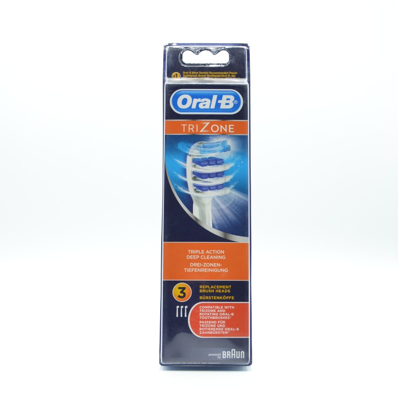 ORAL-B RECAMBIO C.E.TRIZONE 3 U Cepillos