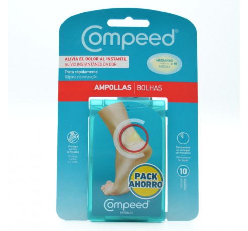 COMPEED AMPOLLAS MEDIANO 10UD PACK AHORRO Cuidado de los pies