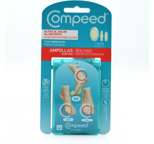 COMPEED AMPOLLAS SURTIDO 5 U Cuidado de los pies