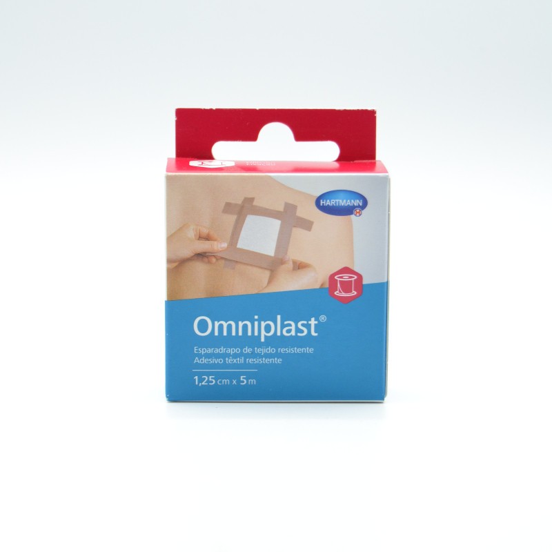 ESPARADRAPO OMNIPLAST TELA ROSA OTC 5 MX1,25 CM Esparadrapo y vendas