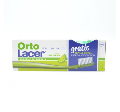 ORTOLACER GEL DENTIFRICO LIMA FRESCA 75 ML Ortodoncia