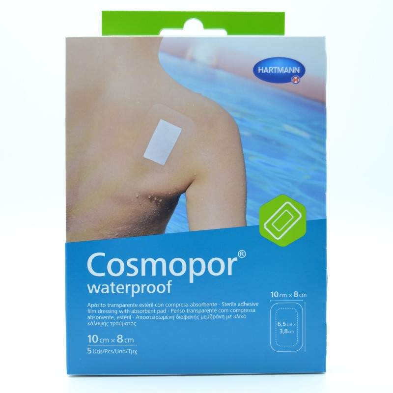 COSMOPOR WATERPROOF 10X8 CM 5 U Tiritas y apósitos