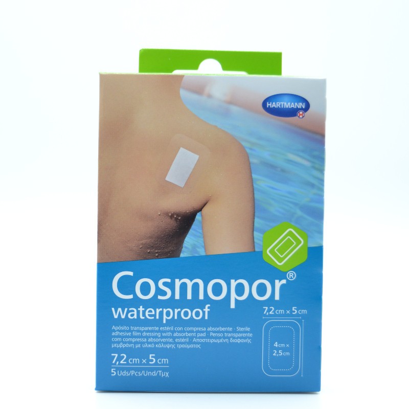 COSMOPOR WATERPROOF 7.2X5 CM 5 U Tiritas y apósitos