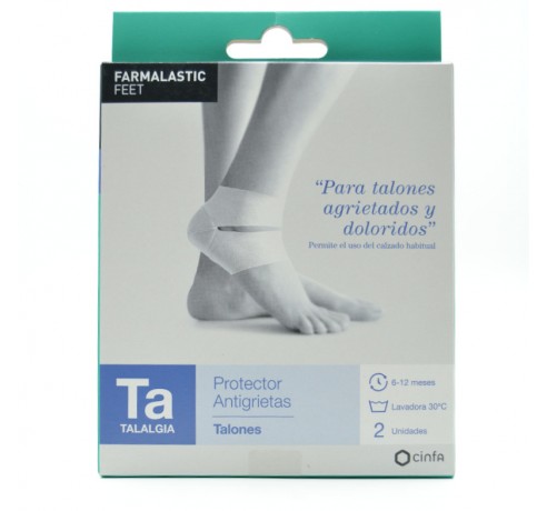 PROTECTOR TALON ANTI-GRIETAS/SEQUEDAD FARMALASTI Cuidado de los pies