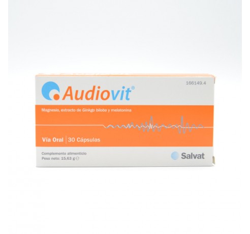 AUDIOVIT 30 CAPS Vitaminas para los oídos