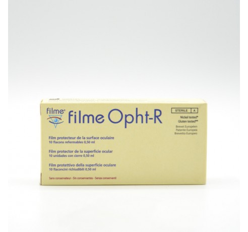 FILME OPHT-R ESTERIL GOTAS OCULARES 0.5 ML 10 MO Colirios y monodosis