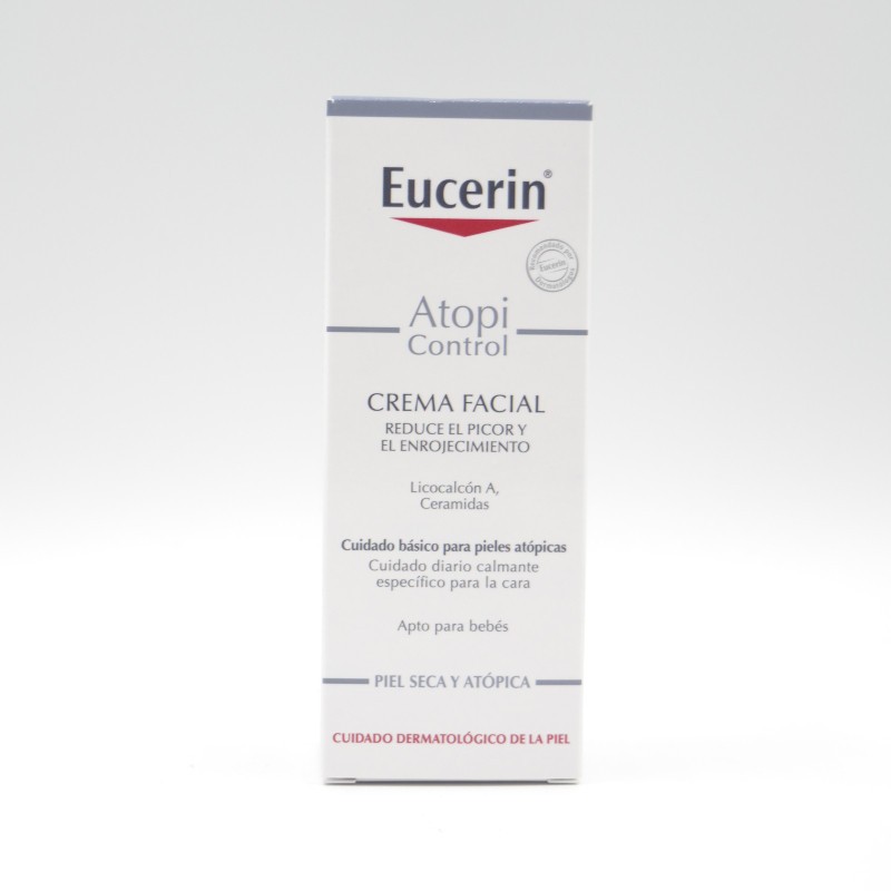 EUCERIN ATOPIC CONTROL CREMA FACIAL 50 ML Hidratación y piel atópica