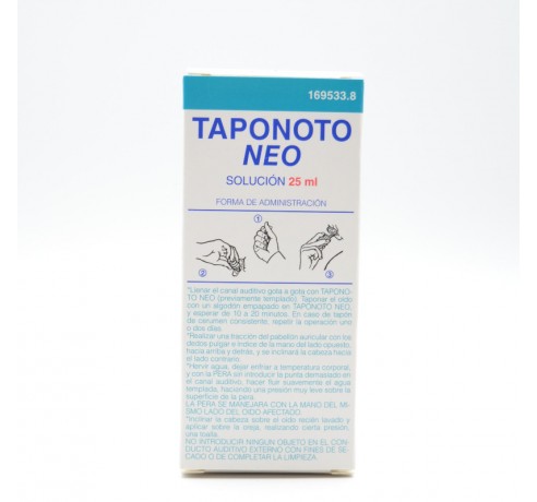 TAPONOTO NEO SOLUCION LIMPIEZA OIDOS 25 ML Higiene y tratamiento