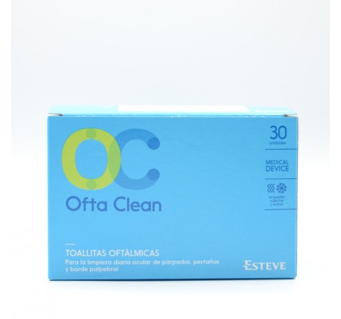 OFTACLEAN FRIO CALOR 30 TOALLITAS Higiene ocular y toallitas