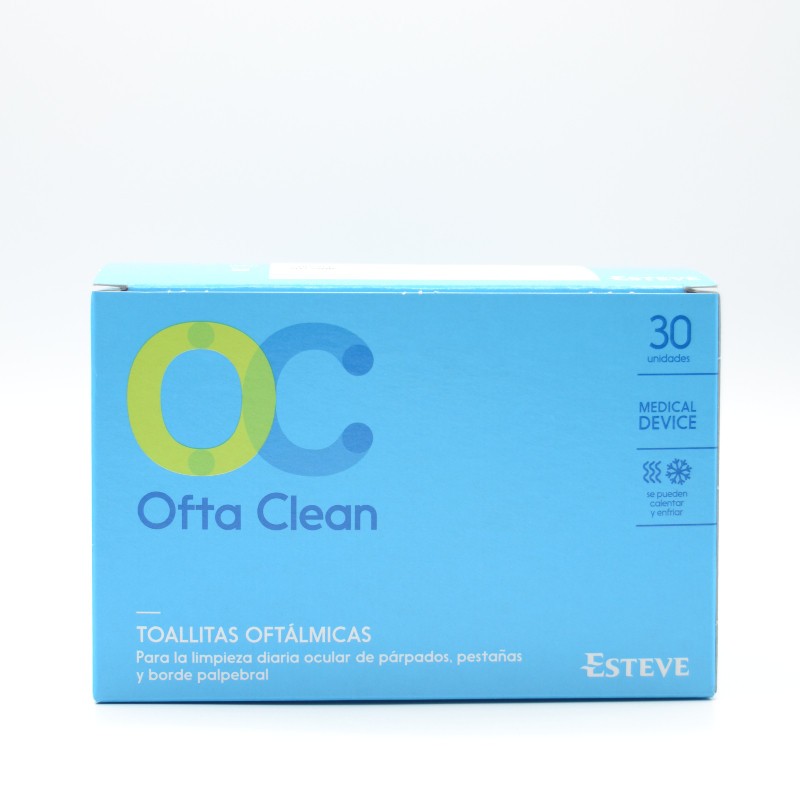 OFTACLEAN FRIO CALOR 30 TOALLITAS Higiene ocular y toallitas