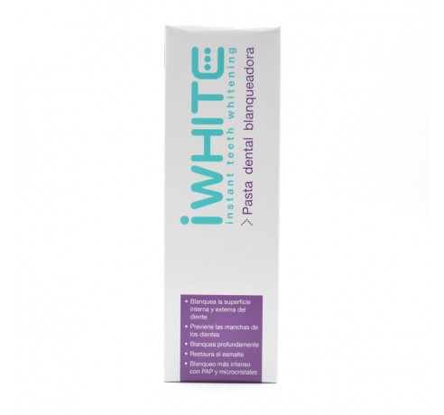 I-WHITE PASTA DENTAL BLANQUEADORA 75ML. Uso blanqueante