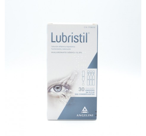 LUBRISTIL LAGRIMA ARTIFICIAL 30 UNIDOSIS Colirios y monodosis