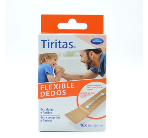 TIRITAS FLEXIBLE DEDOS EXTRA LARGA 16 U HARTMANN Cuidado de los pies