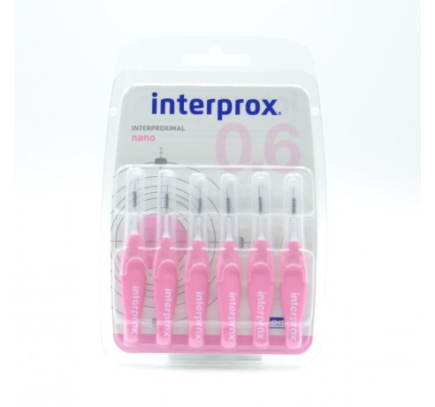 INTERPROX 4G NANO 6 U ROSA Cepillos