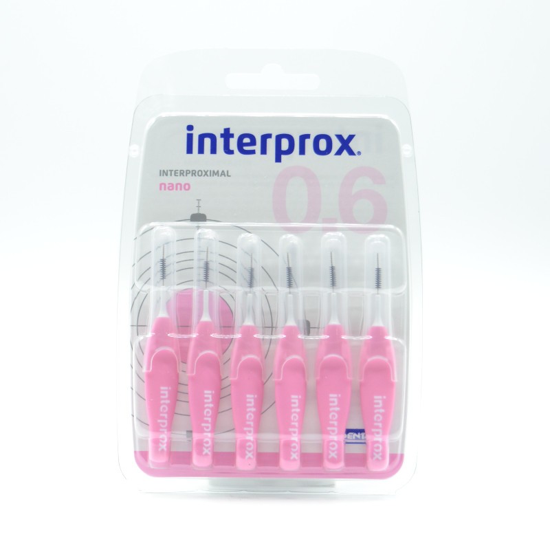 INTERPROX 4G NANO 6 U ROSA Cepillos