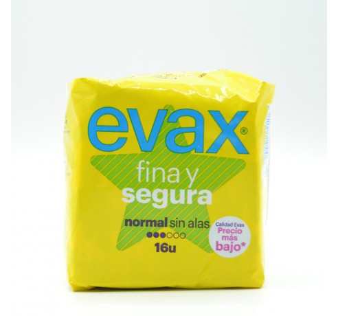 EVAX FINA Y SEGURA NORMAL 16 U Menstruación