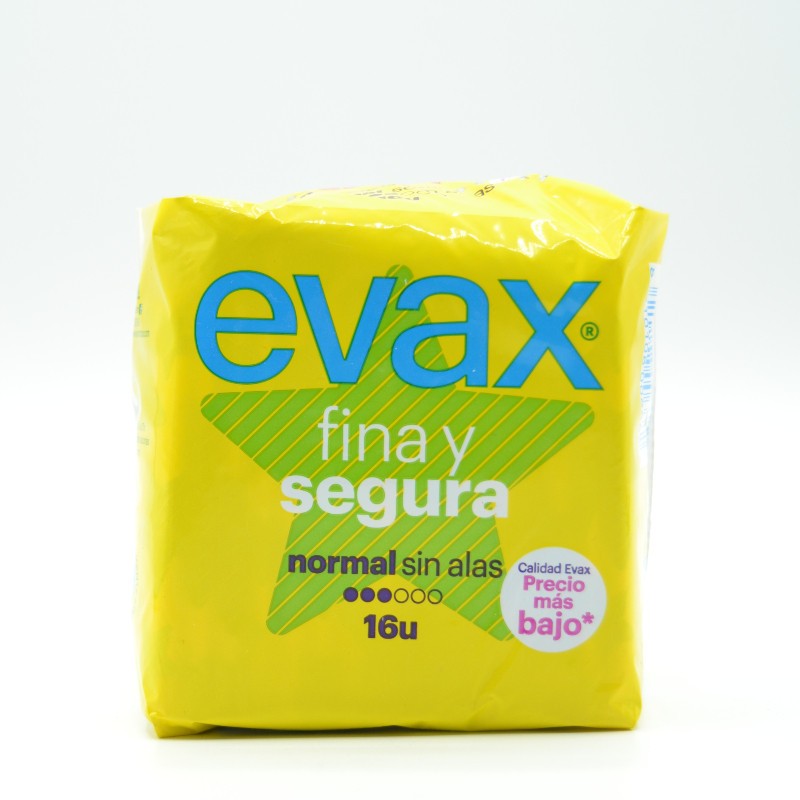 EVAX FINA Y SEGURA NORMAL 16 U Menstruación