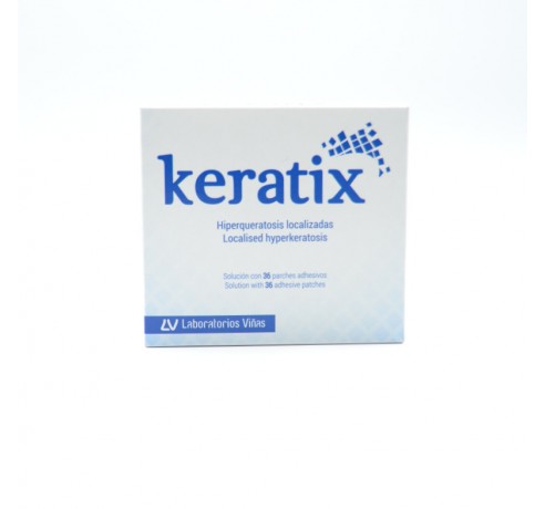 KERATIX SOLUCION+ 36 PARCHES ADHESIVOS Anti-verrugas