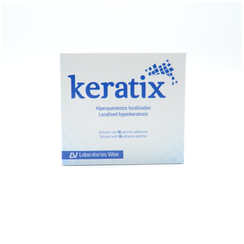 KERATIX SOLUCION+ 36 PARCHES ADHESIVOS Anti-verrugas