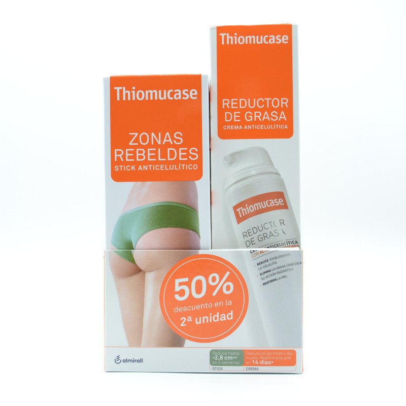 THIOMUCASE KIT DUPLO STICK + CREMA 75 ML Anticelulíticos y reafirmantes