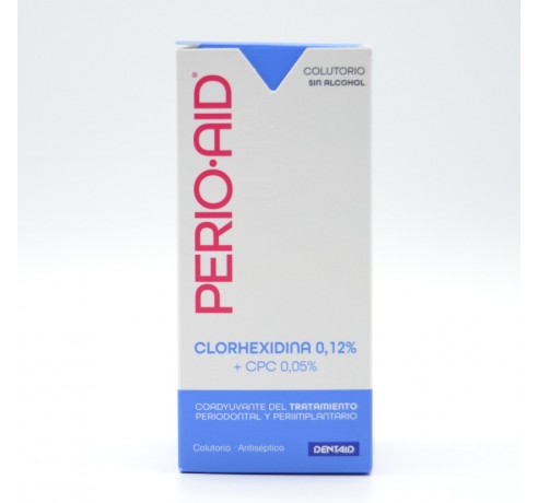 PERIO-AID TRATAMIENTO S/A CLX COLUTORIO 150 ML. Encías, caries, dientes sensibles