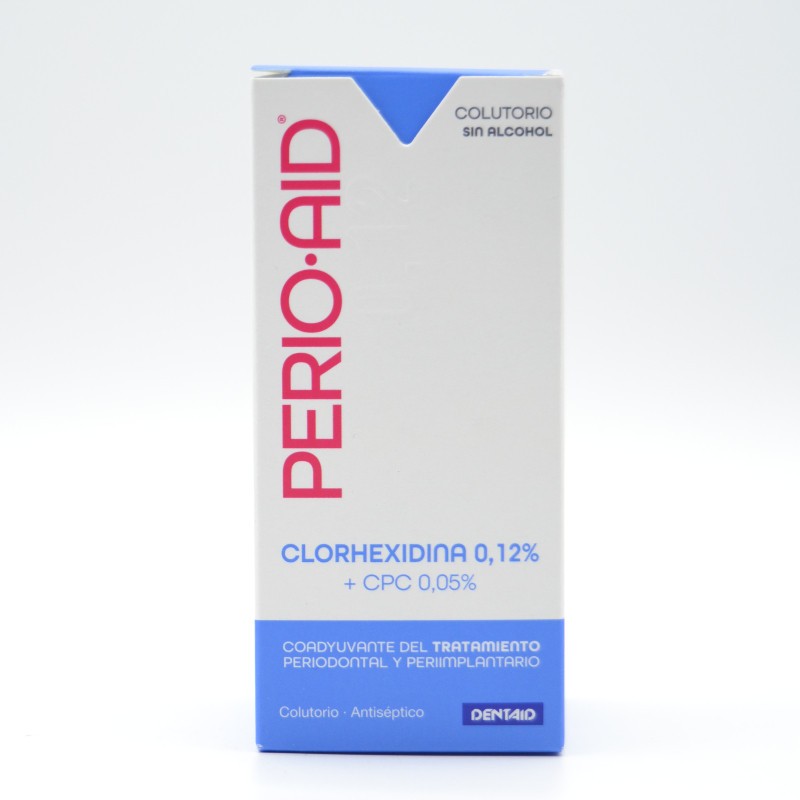 PERIO-AID TRATAMIENTO S/A CLX COLUTORIO 150 ML. Encías, caries, dientes sensibles PERIO-AID TRATAMIENTO S/A CLX COLUTORIO 150 ML. Encías, caries, dientes sensibles