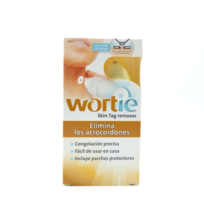 WORTIE SKIN TAG REMOVER ACROCORDONES PARCHES + G Anti-verrugas