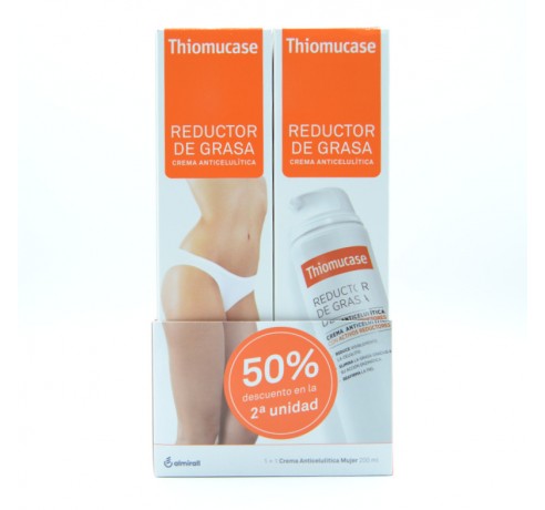 THIOMUCASE DUPLO CREMA ANTICELULITICA 2X200 ML Anticelulíticos y reafirmantes