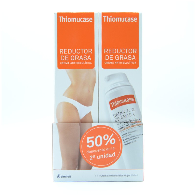 THIOMUCASE DUPLO CREMA ANTICELULITICA 2X200 ML Anticelulíticos y reafirmantes