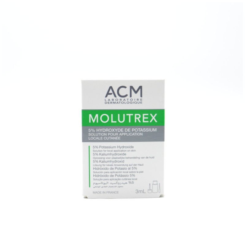 MOLUTREX SOLUCION FRASCO APLICADOR 3 ML Anti-verrugas