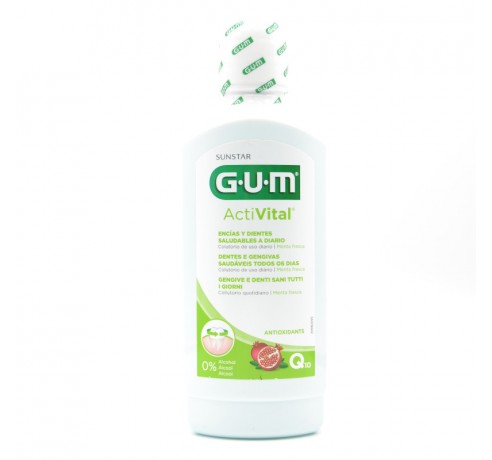 GUM ACTIVITAL COLUTORIO 500 ML Encías, caries, dientes sensibles