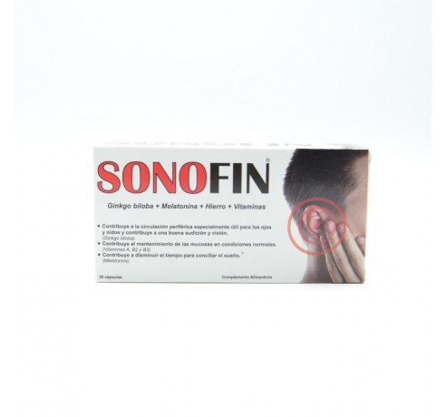 SONOFIN 30 CAPSULAS Vitaminas para los oídos