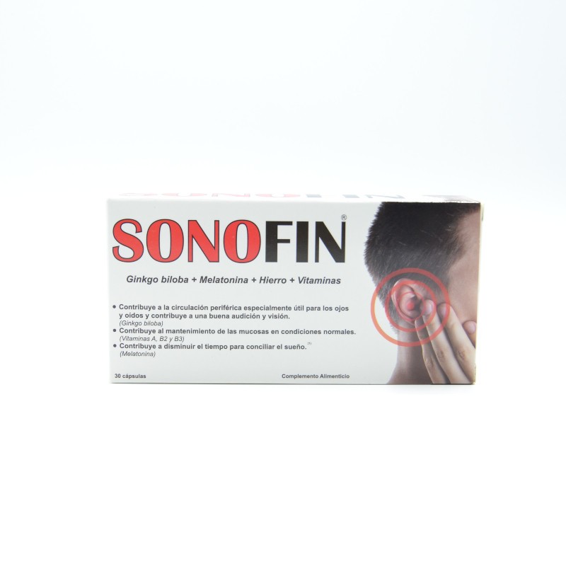 SONOFIN 30 CAPSULAS Vitaminas para los oídos