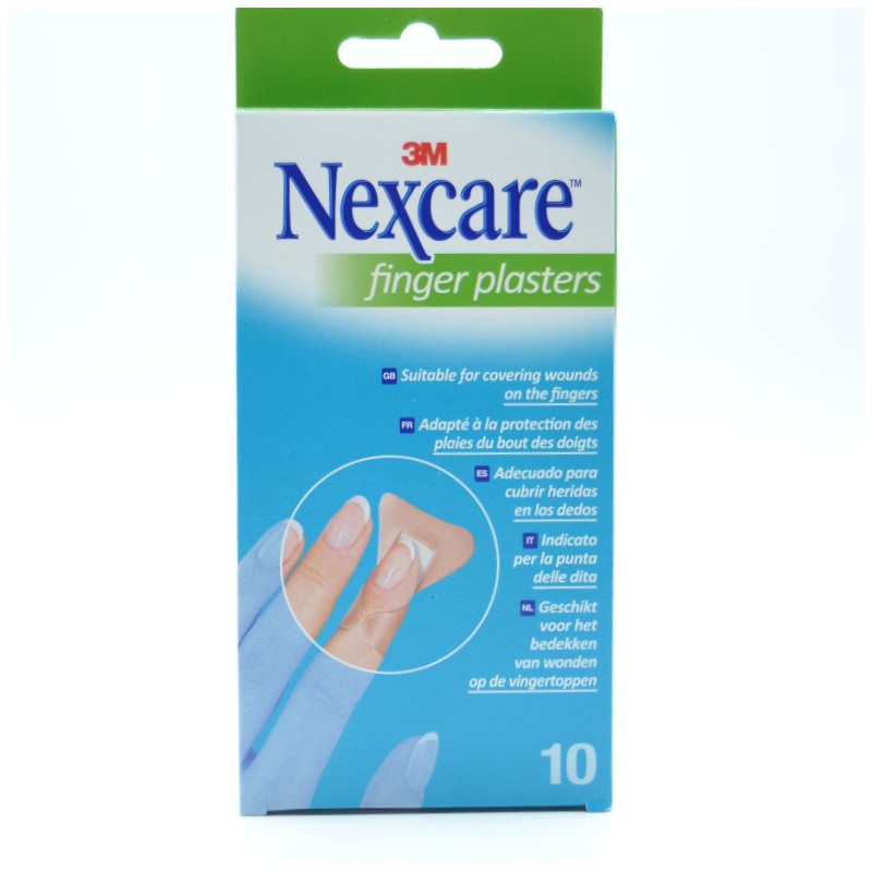 TIRITAS NEXCARE 3M DEDO FINGER PLASTERS 10 TIRAS Cuidado de los pies