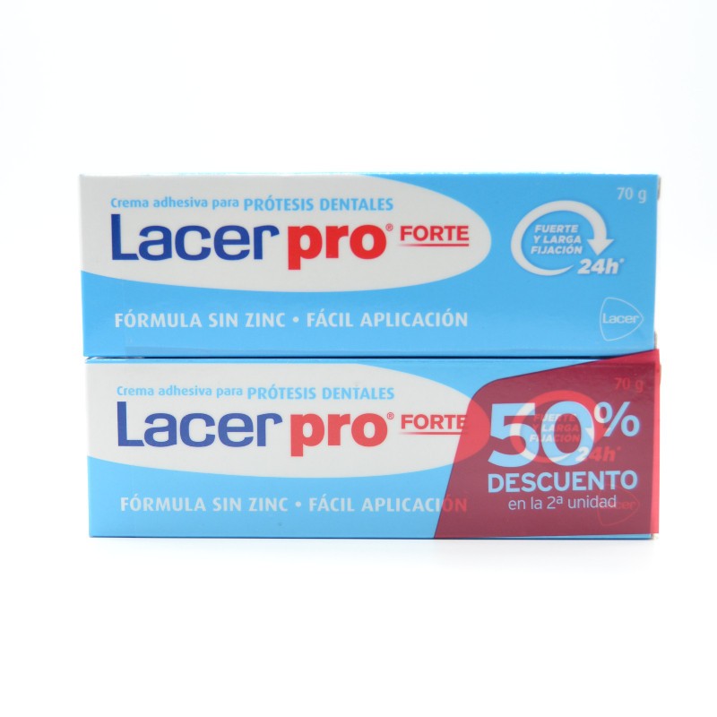 LACERPRO FORTE CREMA ADHESIVA 70 G Prótesis dental