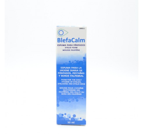 BLEFACALM PARPADOS Y PESTAÑAS 50 ML Higiene ocular y toallitas