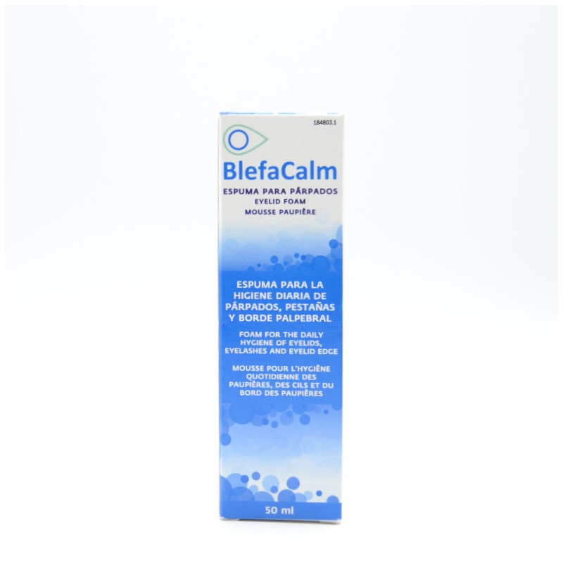 BLEFACALM PARPADOS Y PESTAÑAS 50 ML Higiene ocular y toallitas