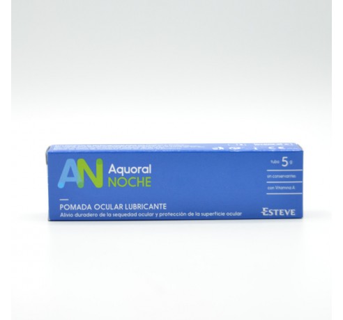 AQUORAL NOCHE SEQUEDAD OCULAR POMADA 5GR Pomadas para ojos y párpados