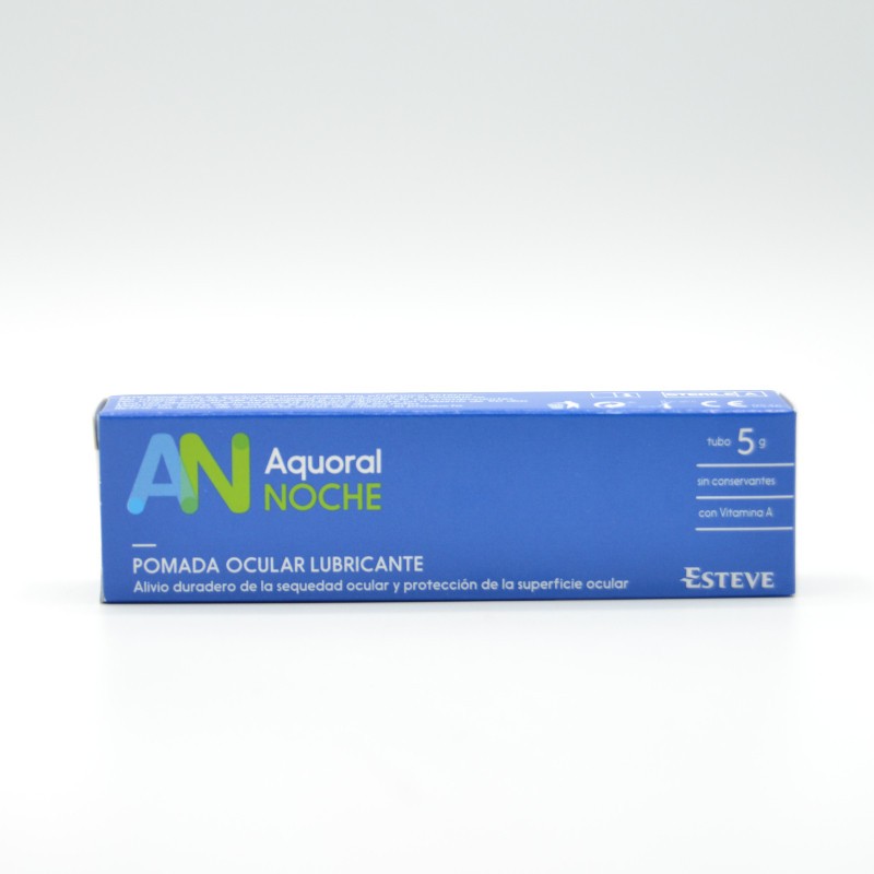 AQUORAL NOCHE SEQUEDAD OCULAR POMADA 5GR Pomadas para ojos y párpados