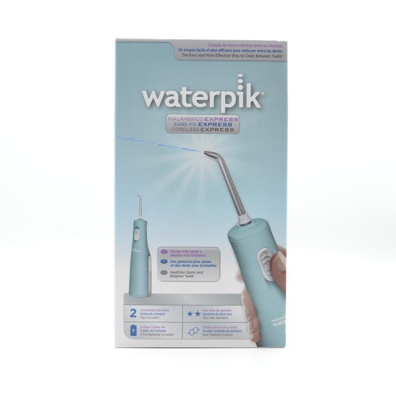 WATERPIK IRRIGADOR BUCAL INALAMBRICO PILAS BLUE Irrigadores