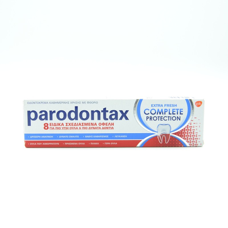 PARODONTAX COMPLETE PROTECTION EXTRA FRESH 75 ML Encías, caries, dientes sensibles