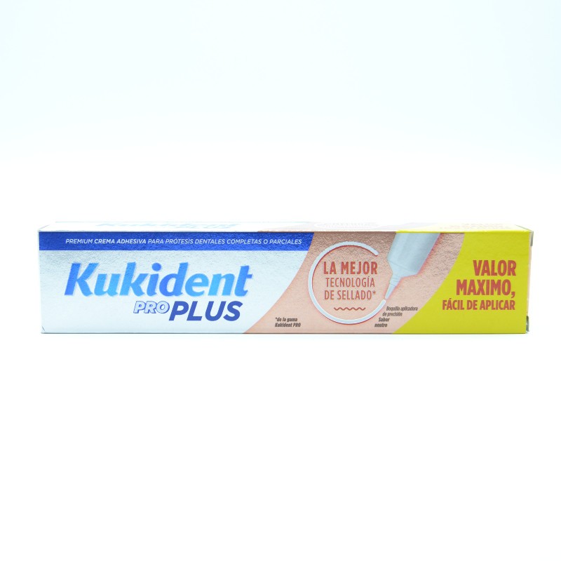 KUKIDENT PLUS EFECTO SELLADO TAMAÑO AHORRO 57 GR (BARRERA ANTI COMIDA SIN SABOR) Prótesis dental