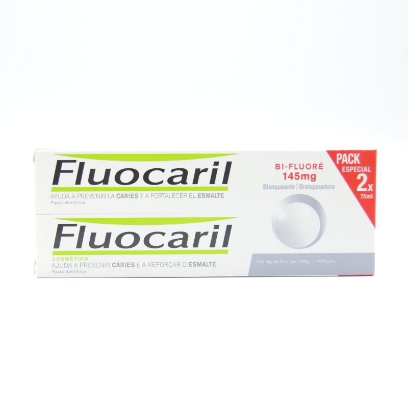 FLUOCARIL BLANQUEADOR DUPLO 2 X 75 ML Uso blanqueante