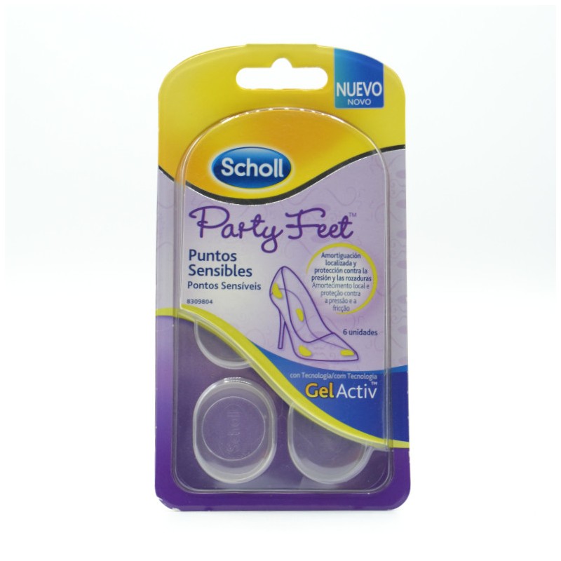 SCHOLL PARTY FEET PUNTOS SENSIBLES CON TECNOLOGI Cuidado de los pies