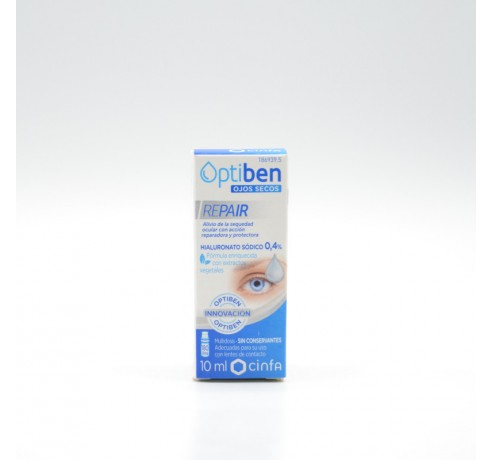 OPTIBEN OJOS SECOS REPAIR FRASCO 10 ML Colirios y monodosis