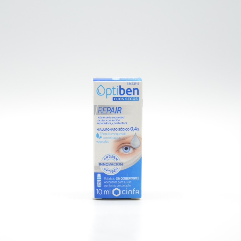 OPTIBEN OJOS SECOS REPAIR FRASCO 10 ML Colirios y monodosis