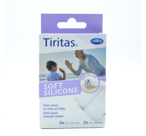 TIRITAS SOFT SILICONE APOSITO ADHESIVO 6 U X (25 Cuidado de los pies