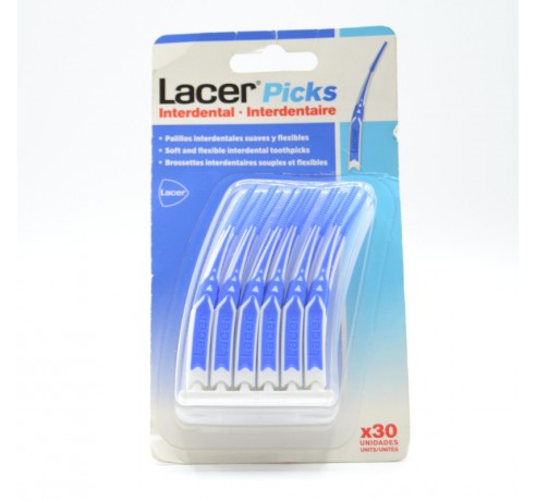 LACER CEPILLO INTERDENTAL PICKS 30 U Encías, caries, dientes sensibles